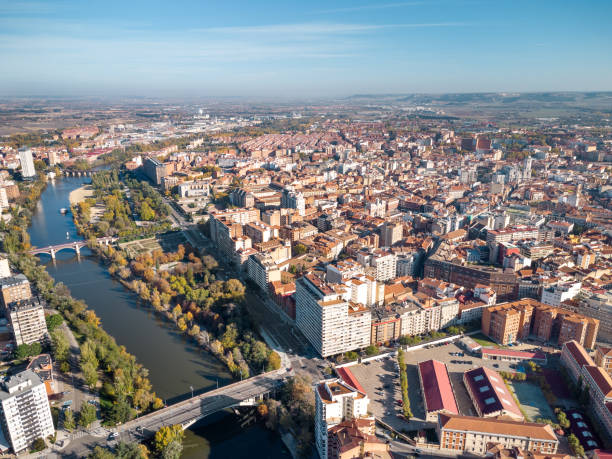 Aerial view of Valladolid, Spain — Vicente's hometown