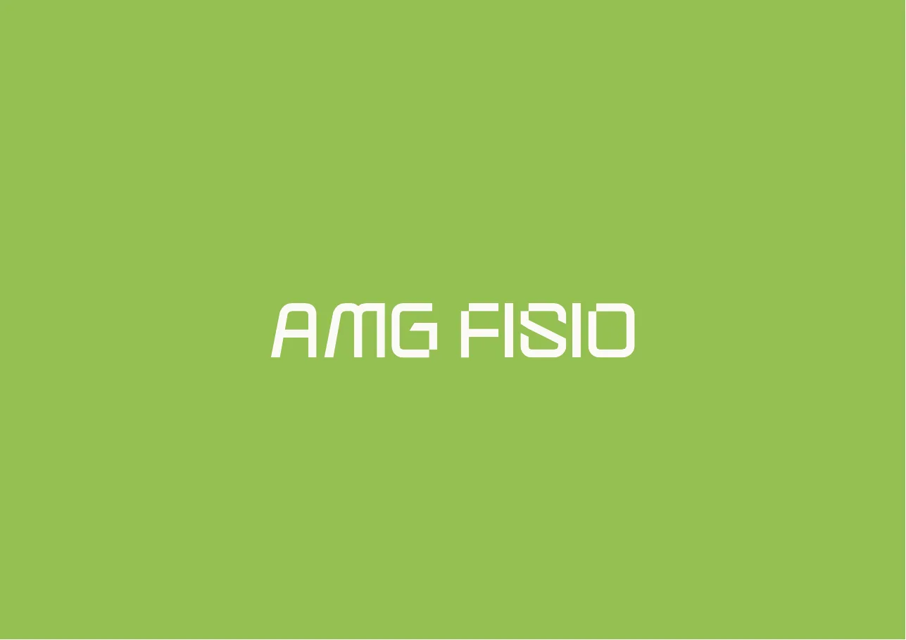 Cream wordmark centred on a full green background