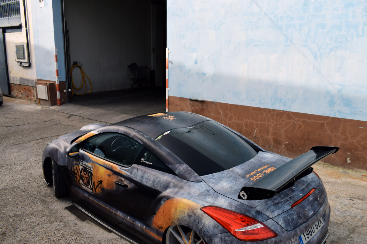 Peugeot RCZ radioactive wrap, seventh view