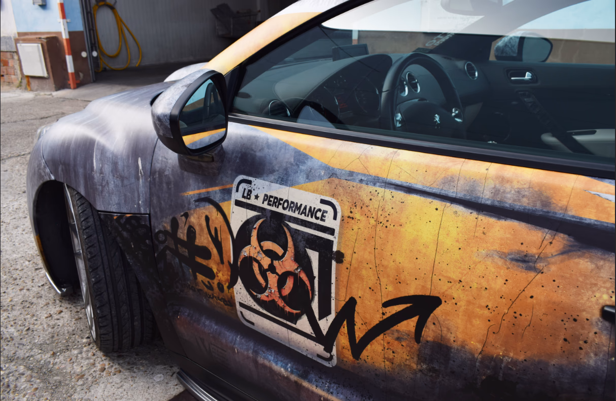 Peugeot RCZ radioactive wrap, eighth view