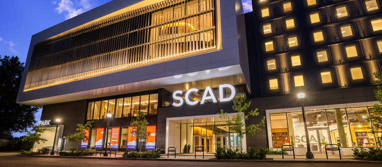 SCADshow theater exterior, Atlanta campus