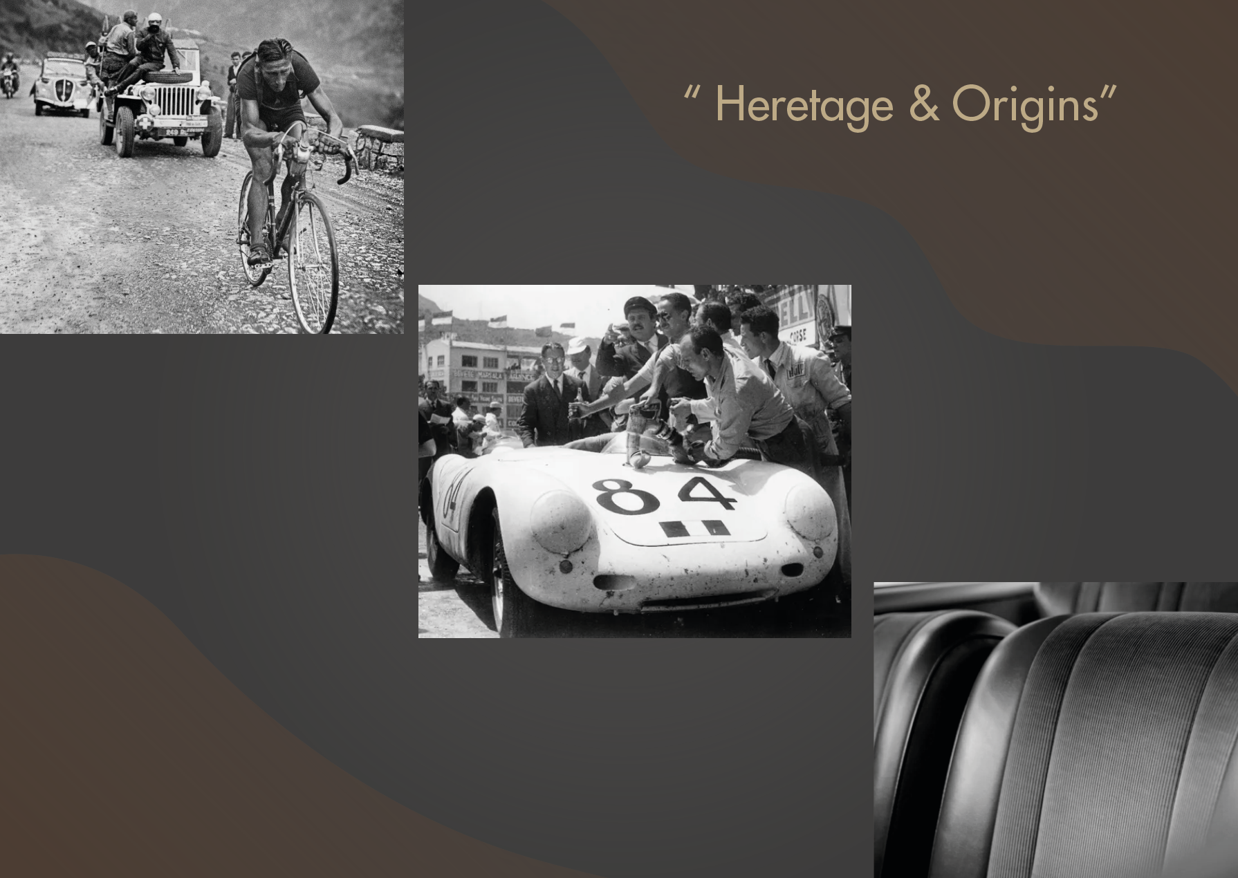 VELOQUE historical inspiration, archival cycling references that informed the brand world