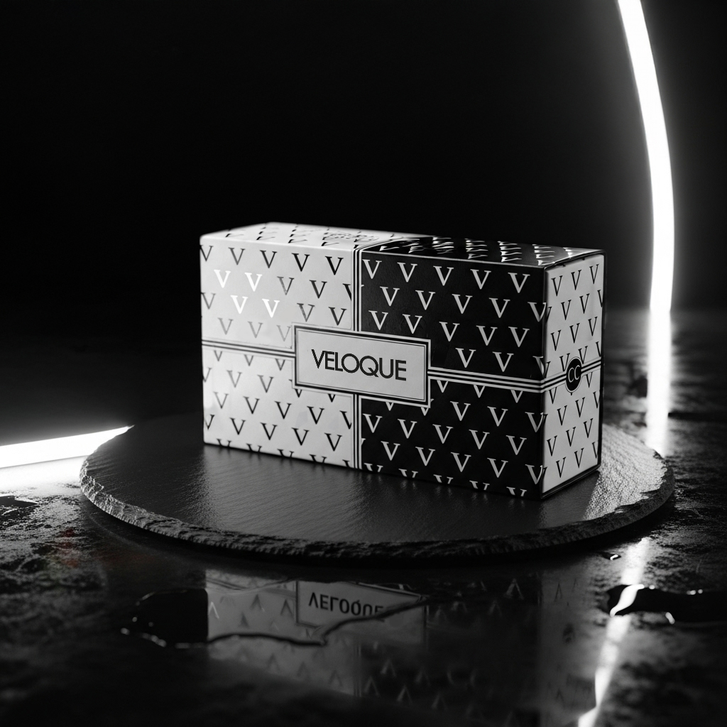 VELOQUE secondary packaging, alternate format