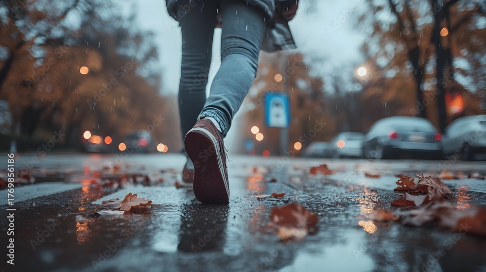 Wet weather affecting delivery robot operation